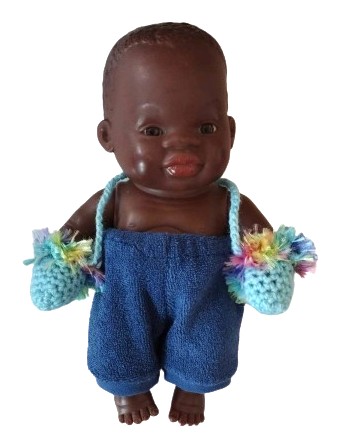 Zdjęcie oferty: Ubranko dla lalki Bobas Miniland 21 cm rękawiczki