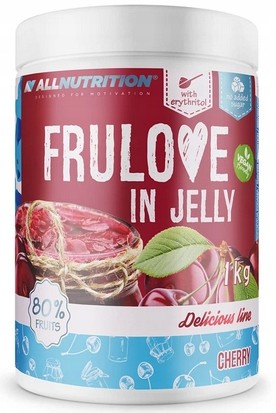 Zdjęcie oferty: Dżem wiśnia ALLNUTRITION IN JELLY 1kg Frulove