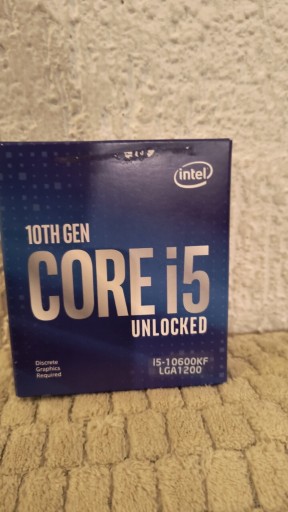 Zdjęcie oferty: Procesor Intel core i5 10600kf
