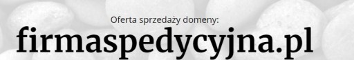 Zdjęcie oferty: Domena firmaspedycyjna.pl