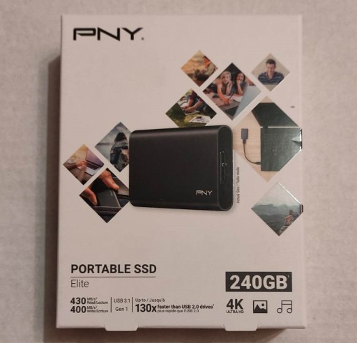 Zdjęcie oferty: Pendrive dysk SSD PNY Elite Portable 240GB USB3.2 