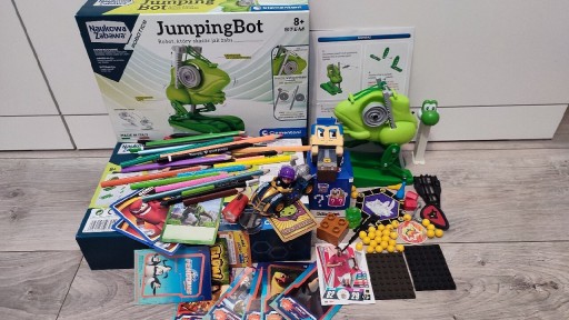 Zdjęcie oferty: Robot interaktywny Jumping bot i zestaw zabawek T1
