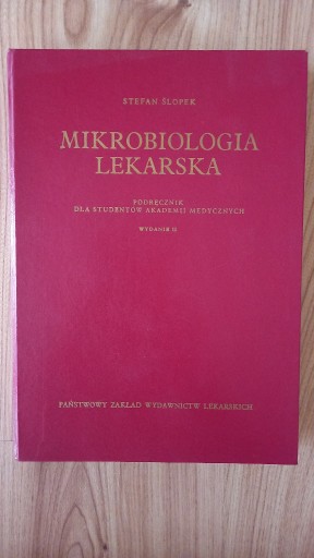 Zdjęcie oferty: Mikrobiologia lekarska Stefan Ślopek