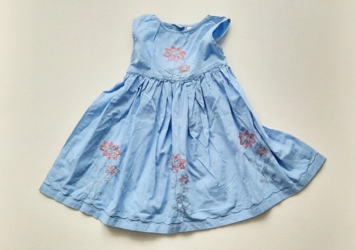 Zdjęcie oferty: Sukienka błękitna early days 18-24 miesiąc 86-92cm