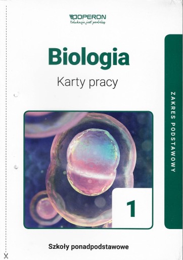 Zdjęcie oferty: Biologia 1. Karty pracy