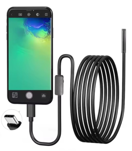 Zdjęcie oferty: Endoskop USB do telefonu OTG z Androidem 7 mm IP67 z 6 diodami LED USB C 