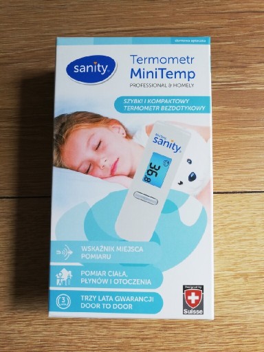 Zdjęcie oferty: Termometr bezdotykowy sanity MiniTemp