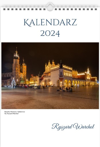 Zdjęcie oferty: Kalendarz 2024 Kraków pionowy A3 