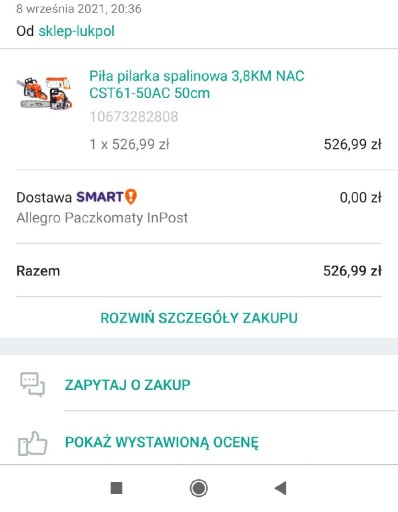 Zdjęcie oferty: Piła spalinowa