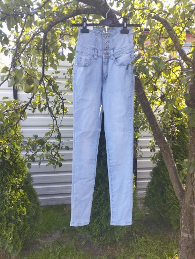 Zdjęcie oferty: Spodnie Jeans XS 34 Wysoki Stan Regular Premium Denim