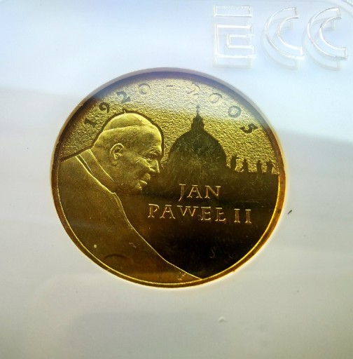 Zdjęcie oferty: Moneta 2 złote 2005r Jan Paweł II grading EEC GCN