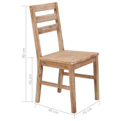 Zdjęcie oferty: krzesło z litego drewna akacji VIDAXL krzesła akac