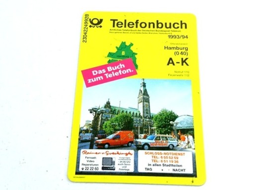 Zdjęcie oferty: 178 - Niemcy telefonbuch