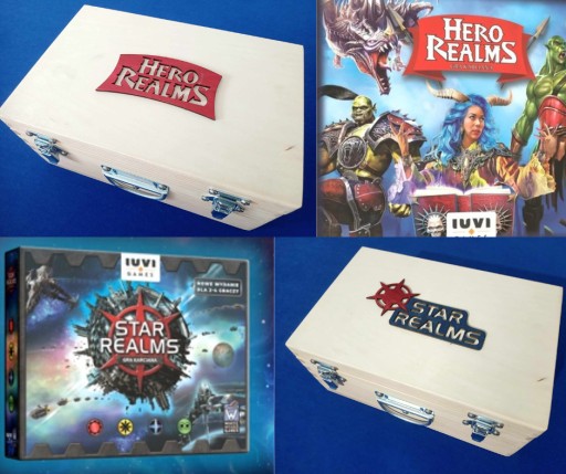 Zdjęcie oferty: Skrzynka pudełko na karty Star Realms Hero Realms