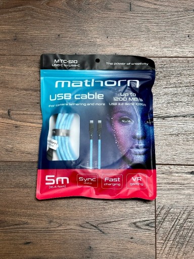 Zdjęcie oferty: Kabel Mathorn MTC-510 5m 10Gbps 60W USB C-C