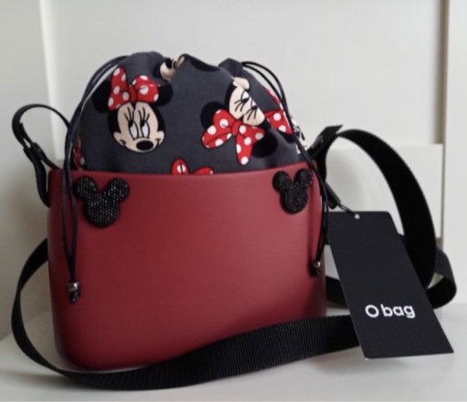 Zdjęcie oferty: Obag pocket Bordo Myszka Minnie zestaw O bag