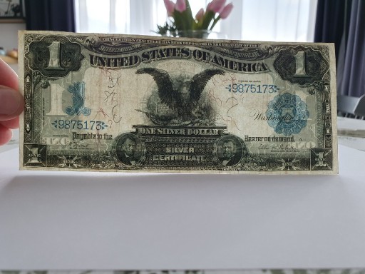 Zdjęcie oferty: 1$ One Silver Dollar 1899 r Banknot USA 