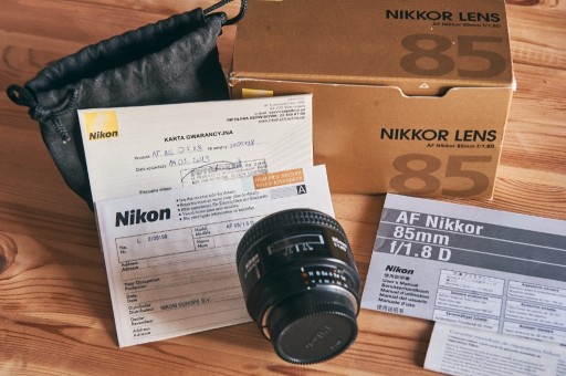 Zdjęcie oferty: Nikkor 85mm f/1.8 D