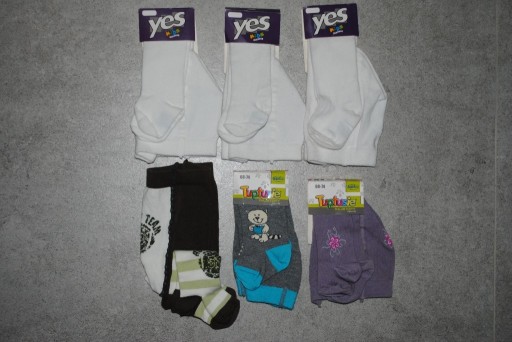 Zdjęcie oferty: Nowe rajstopy rajstopki niemowlęce Tuptusie i inne 68-74 komplet 6szt