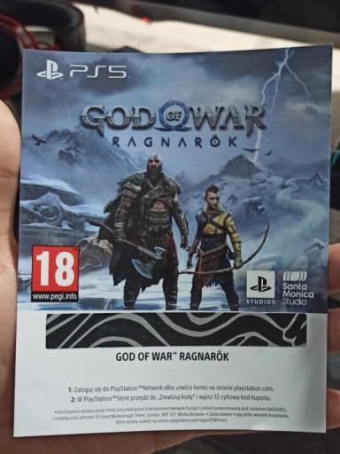 Zdjęcie oferty: God of War Ragnarök PS5 (kod do gry)