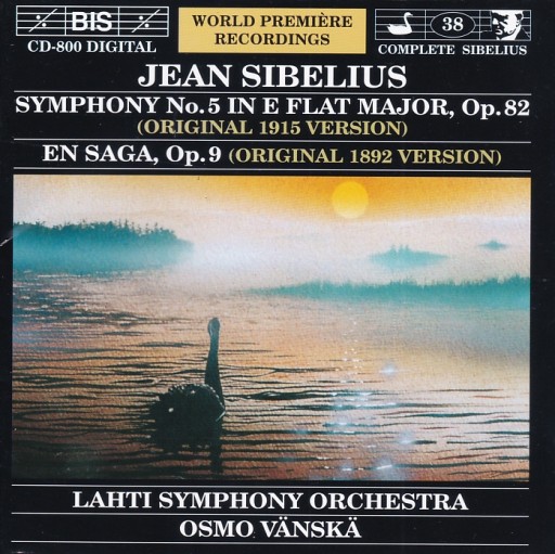 Zdjęcie oferty: Sibelius / Symphony 5 ,En Saga / Lahti , Vanska