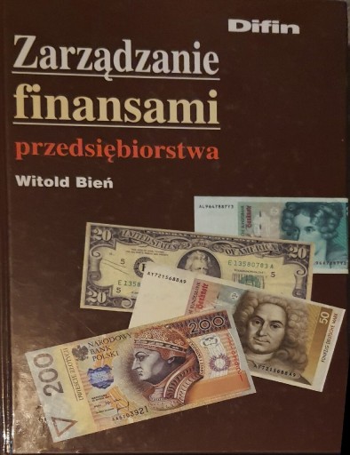 Zdjęcie oferty: Zarządzanie finansami przedsiębiorstwa Bień