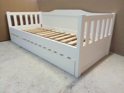 Zdjęcie oferty: Łóżko drewniane białe dziecięce 80x180 