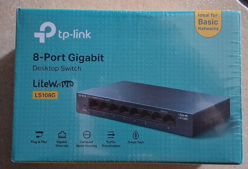 Zdjęcie oferty: Switch TP-Link LS108G 8-port Gigabit LiteWave nowy zaplombowany