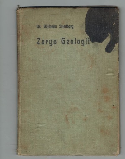 Zdjęcie oferty: Friedberg ZARYS GEOLOGII 1906