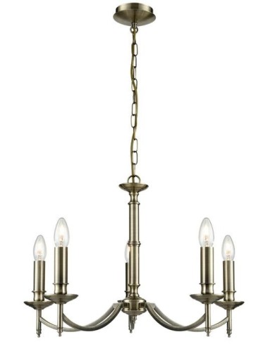 Zdjęcie oferty: Żyrandol antyczny brąz lampa wisząca Franklite 