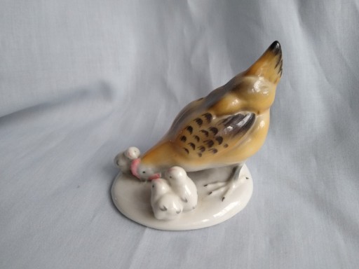 Zdjęcie oferty: Fritz Pfeffer figurka porcelanowa kura i pisklęta 