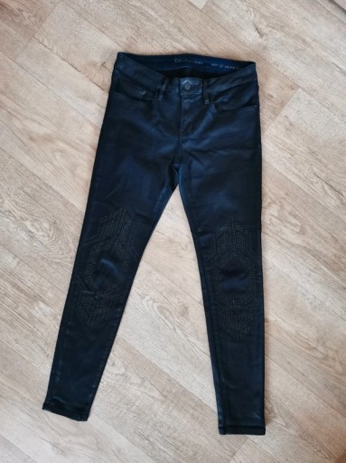 Zdjęcie oferty: Spodnie z eko skóry CK Calvin Klein W27 L32 skinny