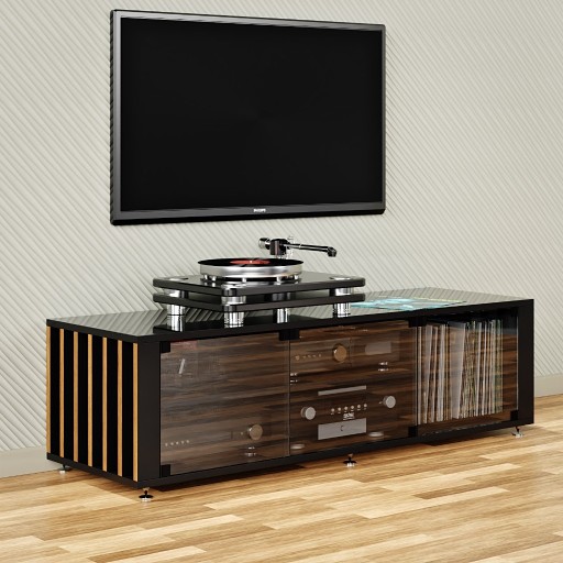 Zdjęcie oferty: Szafka audio komoda hifi na gramofon płyty winylowe FOS