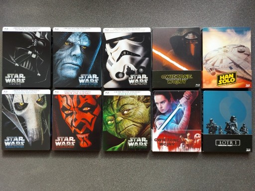 Zdjęcie oferty: Star Wars - 10 filmów w edycji Steelbook.