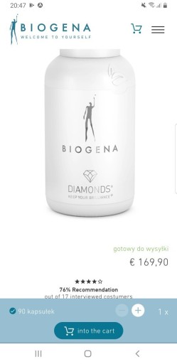 Zdjęcie oferty: Witaminy Biogena