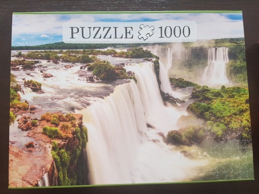 Zdjęcie oferty: Puzzle wodospad krajobraz 1000