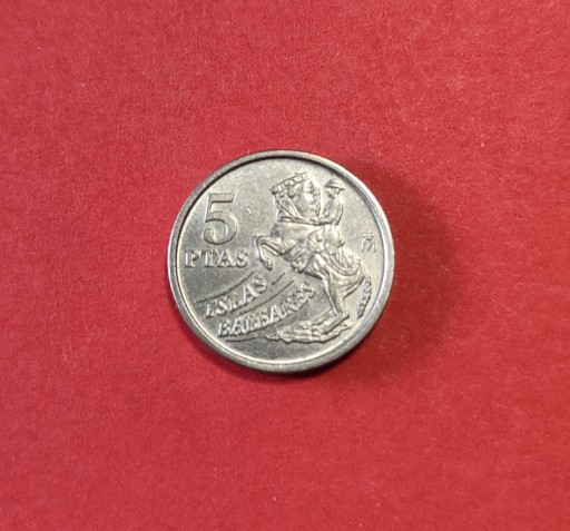 Zdjęcie oferty: Moneta 5 peset 1997, Hiszpania