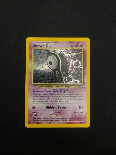 Zdjęcie oferty: Karta Pokemon Unown 14/75 Neo Discovery