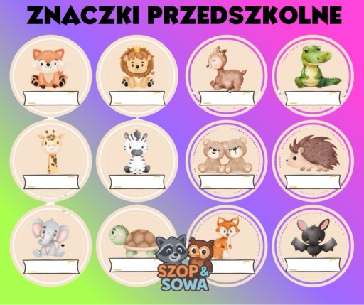 Zdjęcie oferty: Przedszkole znaczki do szatni, łazienki plik PDF