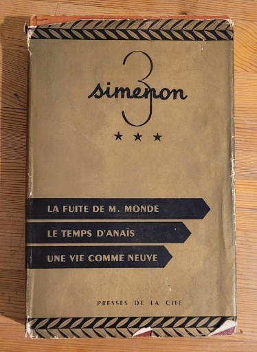 Zdjęcie oferty: " Collection Trio" Georges Simenon. Francuska