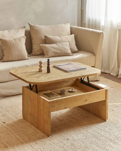 Zdjęcie oferty: Podnoszony stolik kawowy Palmira drewniany 100cm