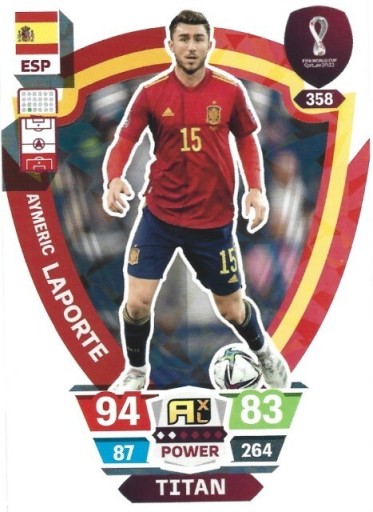 Zdjęcie oferty: WORLD CUP QATAR 2022 LAPORTE TITAN 358