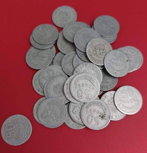 Zdjęcie oferty: Moneta 50 groszy 1949 r. Al. III Stan
