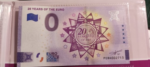 Zdjęcie oferty: 0 euro 20 Years of the Euro Holland 2022-2