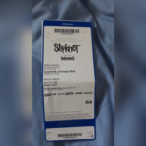 Zdjęcie oferty: Koncert Slipknot