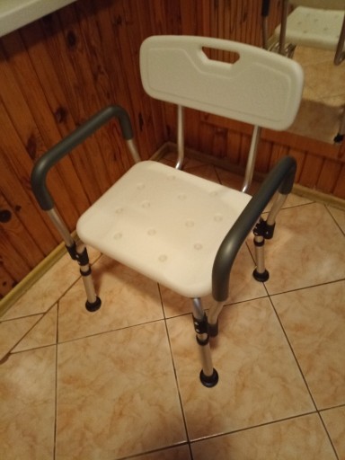 Zdjęcie oferty: Krzesło prysznicowe z poręczami,