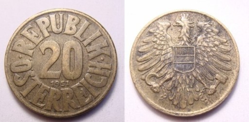 Zdjęcie oferty: Austria 50 groschen 1951 r.