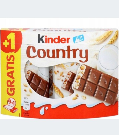 Zdjęcie oferty: Batoniki Kinder Country 10x23,5g