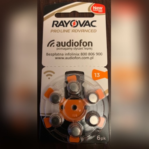 Zdjęcie oferty: Baterie guzikowe do aparatów słuchowych