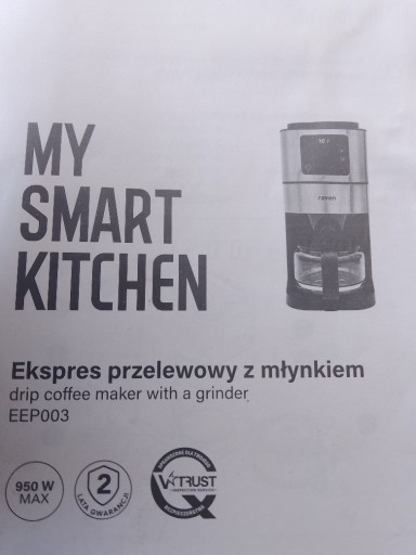 Zdjęcie oferty: Ekspres przelewowy z młynkiem EEP003